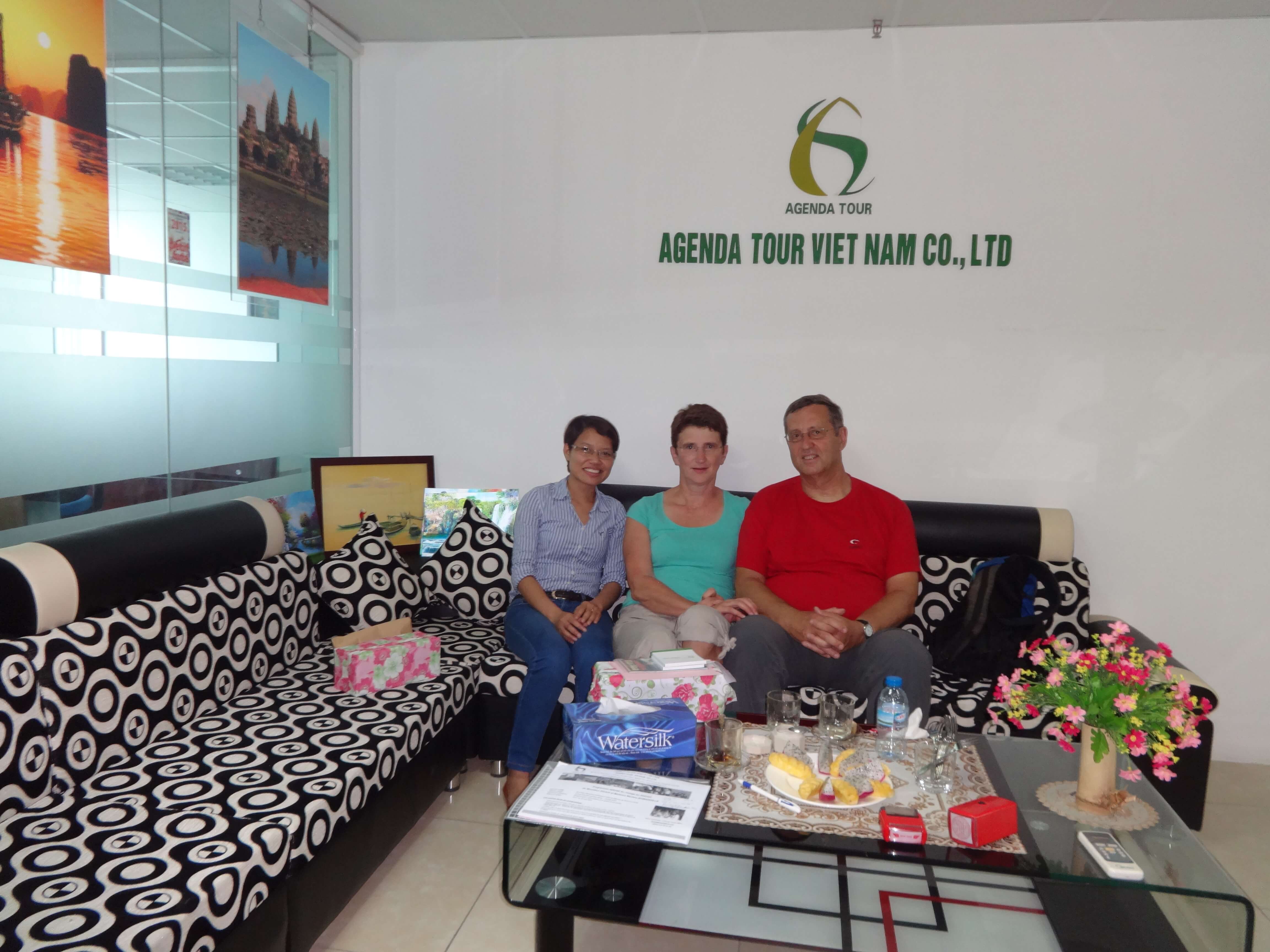 Chez agence de voyages au Vietnam Agenda Tour