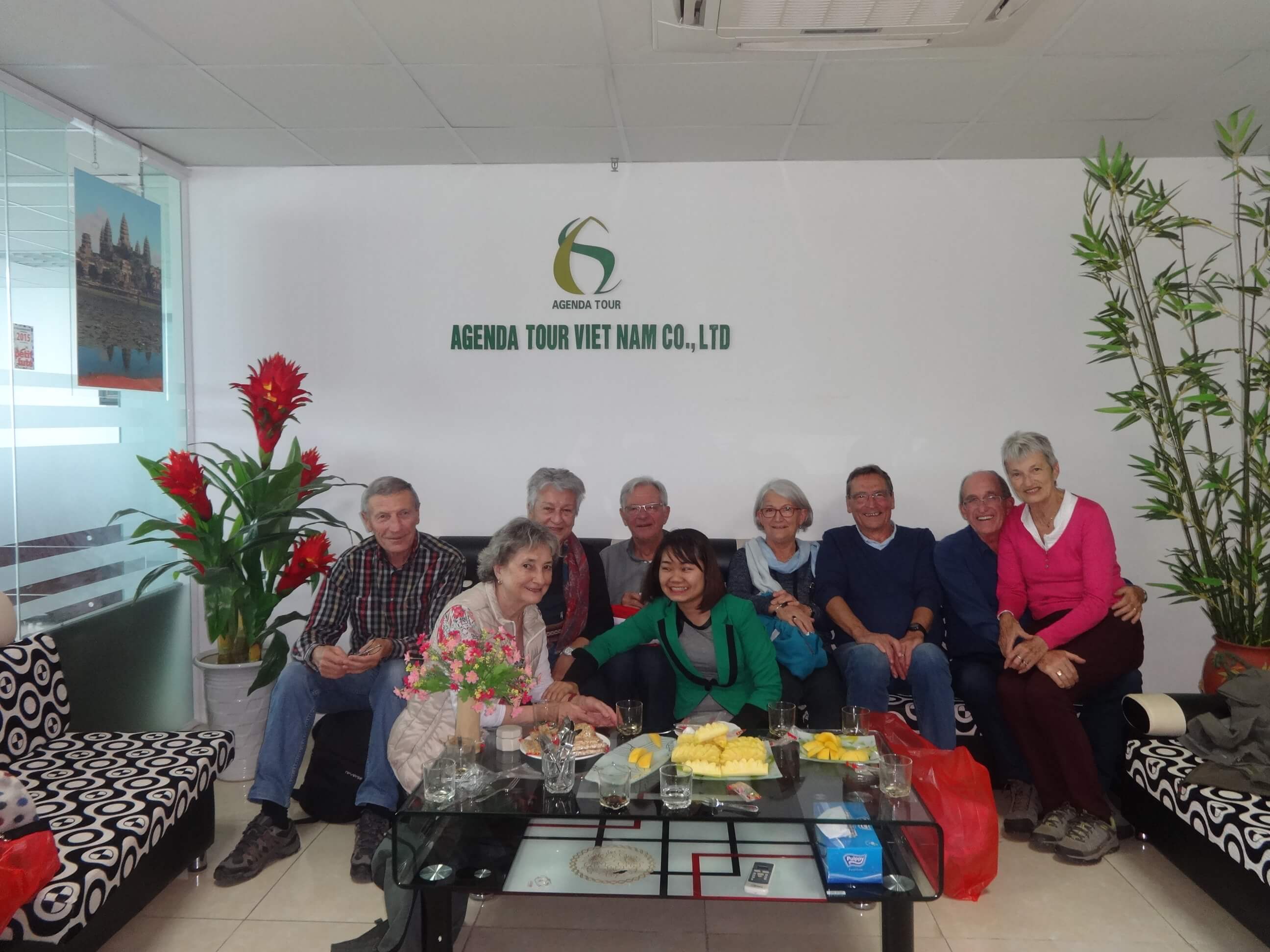 Voyageurs entre amis au Vietnam