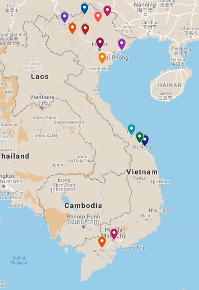 Circuit Nord au Sud Vietnam 23 jours