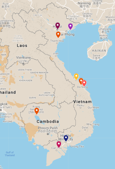 Paysage Vietnam et Cambodge 15 jours
