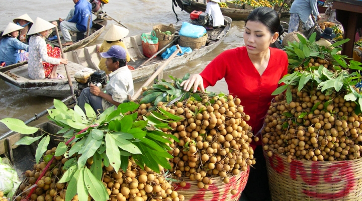 Marchés Flottants du Delta du Mékong Vietnam