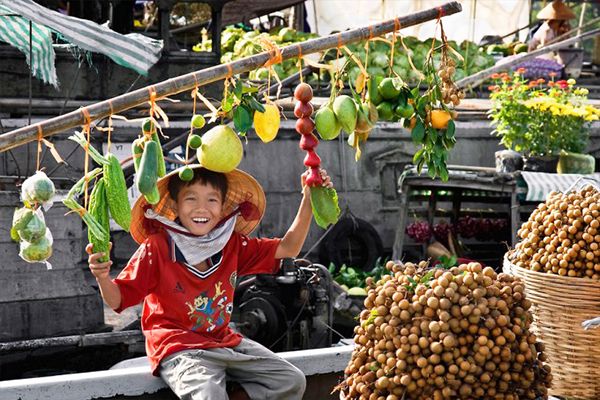 Marchés Flottants du Delta du Mékong Vietnam